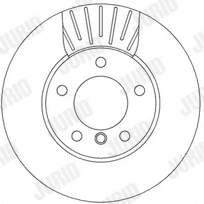 Bremsscheibe Vorderachse JURID 562317JC Bild Bremsscheibe Vorderachse JURID 562317JC