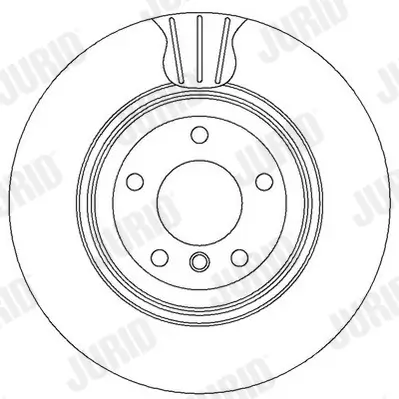 Bremsscheibe JURID 562334JC Bild Bremsscheibe JURID 562334JC