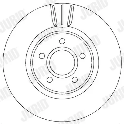 Bremsscheibe JURID 562363JC Bild Bremsscheibe JURID 562363JC