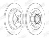 Bremsscheibe Hinterachse JURID 562368JC-1 Bild Bremsscheibe Hinterachse JURID 562368JC-1