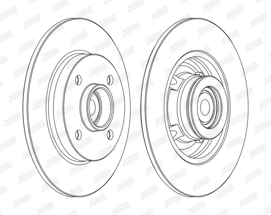 Bremsscheibe JURID 562373J-1 Bild Bremsscheibe JURID 562373J-1