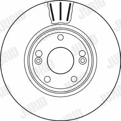 Bremsscheibe Vorderachse JURID 562381JC Bild Bremsscheibe Vorderachse JURID 562381JC
