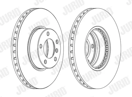Bremsscheibe Vorderachse JURID 562384JC-1 Bild Bremsscheibe Vorderachse JURID 562384JC-1