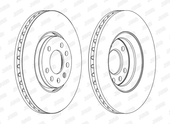 Bremsscheibe JURID 562385JC-1 Bild Bremsscheibe JURID 562385JC-1