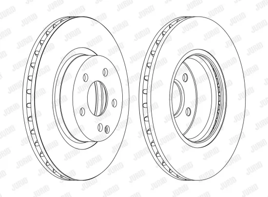 Bremsscheibe Vorderachse JURID 562386JC-1 Bild Bremsscheibe Vorderachse JURID 562386JC-1
