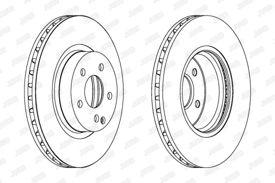 Bremsscheibe JURID 562386JC Bild Bremsscheibe JURID 562386JC