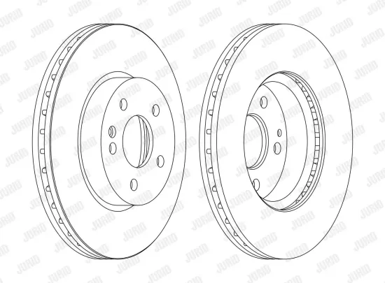 Bremsscheibe Vorderachse JURID 562392JC-1 Bild Bremsscheibe Vorderachse JURID 562392JC-1