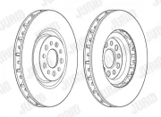 Bremsscheibe Vorderachse JURID 562394JC-1