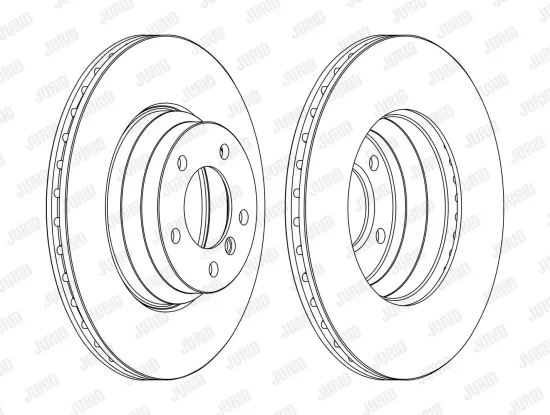 Bremsscheibe Vorderachse JURID 562395JC-1 Bild Bremsscheibe Vorderachse JURID 562395JC-1
