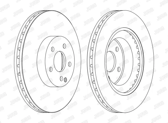 Bremsscheibe Vorderachse JURID 562396JC-1 Bild Bremsscheibe Vorderachse JURID 562396JC-1