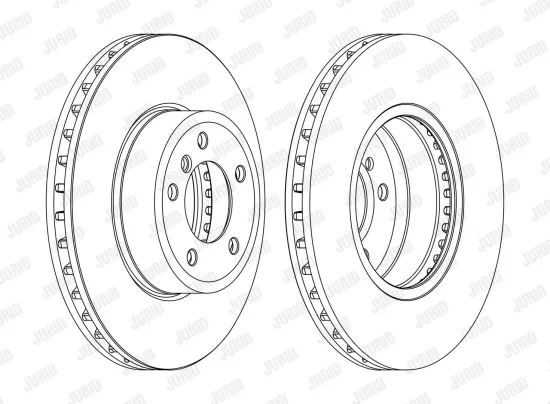 Bremsscheibe Vorderachse JURID 562397JC-1 Bild Bremsscheibe Vorderachse JURID 562397JC-1
