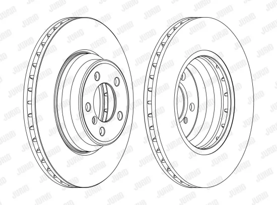 Bremsscheibe Vorderachse JURID 562401JC-1 Bild Bremsscheibe Vorderachse JURID 562401JC-1