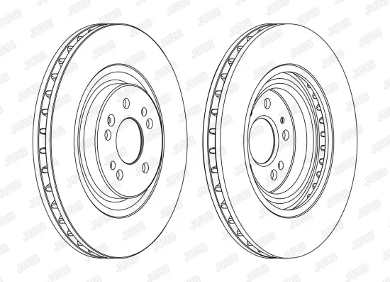 Bremsscheibe Vorderachse JURID 562402JC-1 Bild Bremsscheibe Vorderachse JURID 562402JC-1