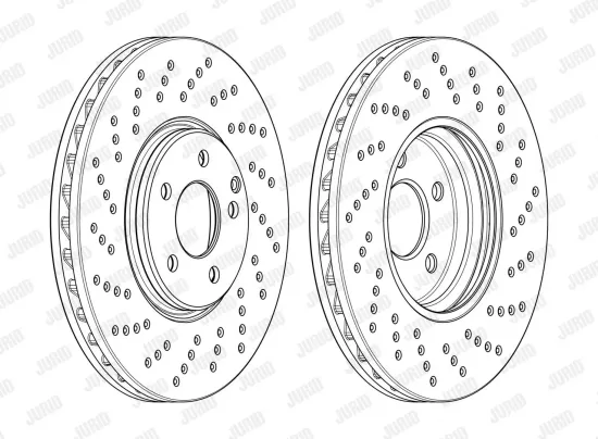 Bremsscheibe Vorderachse links JURID 562404JC-1 Bild Bremsscheibe Vorderachse links JURID 562404JC-1