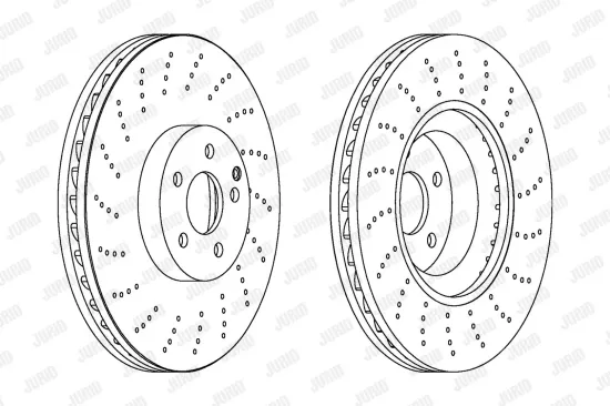 Bremsscheibe Vorderachse JURID 562408JC-1 Bild Bremsscheibe Vorderachse JURID 562408JC-1