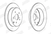 Bremsscheibe JURID 562415JC