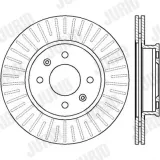 Bremsscheibe JURID 562427JC