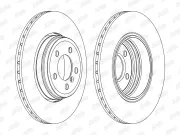 Bremsscheibe Hinterachse JURID 562437JC-1