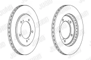 Bremsscheibe Vorderachse JURID 562445JC