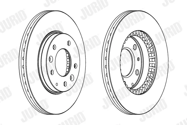 Bremsscheibe Vorderachse JURID 562446JC