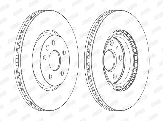Bremsscheibe Vorderachse JURID 562464JC-1 Bild Bremsscheibe Vorderachse JURID 562464JC-1
