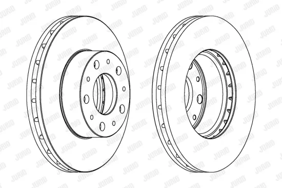 Bremsscheibe JURID 562468JC Bild Bremsscheibe JURID 562468JC