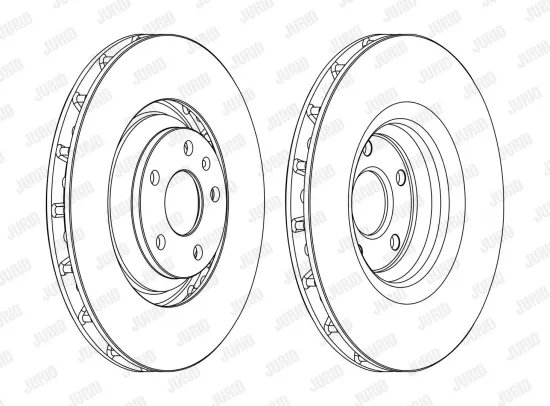 Bremsscheibe Vorderachse JURID 562508JC-1 Bild Bremsscheibe Vorderachse JURID 562508JC-1