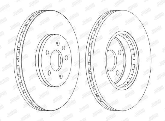 Bremsscheibe Vorderachse JURID 562511JC-1 Bild Bremsscheibe Vorderachse JURID 562511JC-1