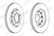 Bremsscheibe JURID 562514JC