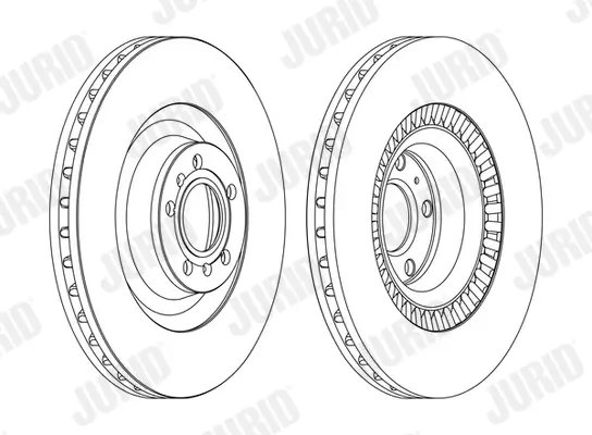 Bremsscheibe Vorderachse JURID 562517JC-1 Bild Bremsscheibe Vorderachse JURID 562517JC-1