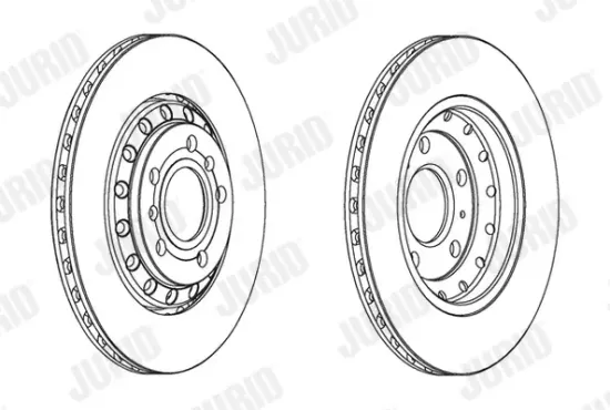 Bremsscheibe JURID 562518JC Bild Bremsscheibe JURID 562518JC