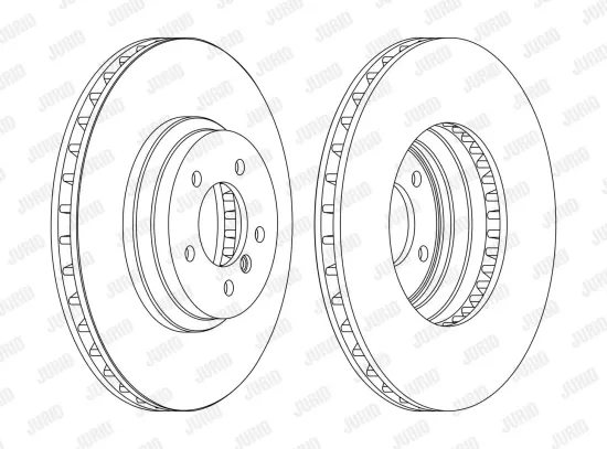 Bremsscheibe Vorderachse JURID 562519JC-1 Bild Bremsscheibe Vorderachse JURID 562519JC-1
