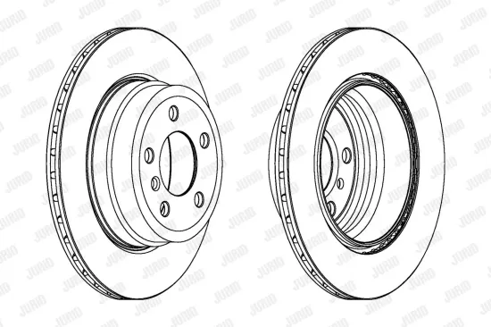 Bremsscheibe JURID 562521JC Bild Bremsscheibe JURID 562521JC