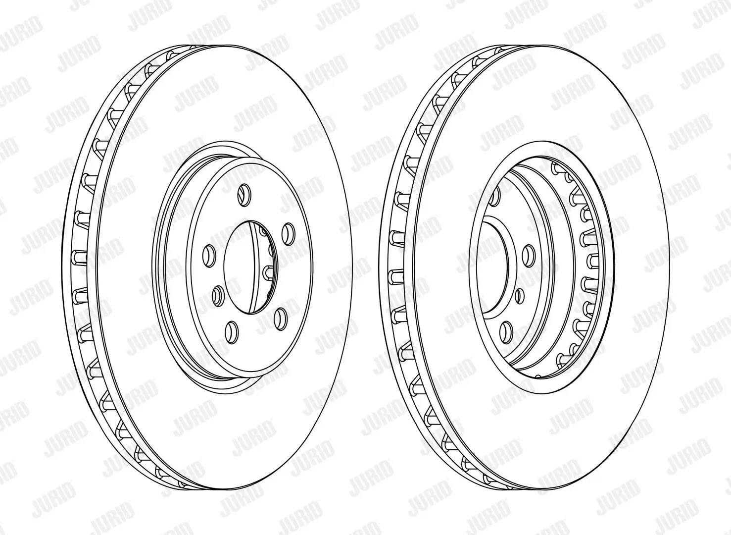 Bremsscheibe Vorderachse JURID 562522JC-1