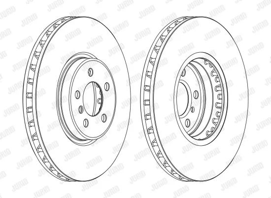 Bremsscheibe Vorderachse JURID 562522JC-1 Bild Bremsscheibe Vorderachse JURID 562522JC-1