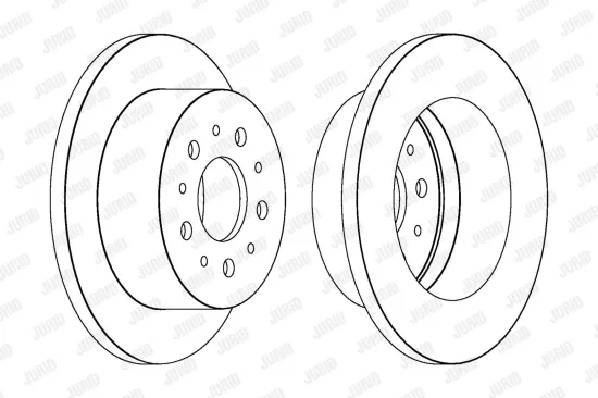 Bremsscheibe JURID 562526JC Bild Bremsscheibe JURID 562526JC