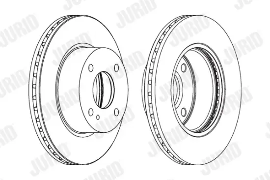 Bremsscheibe JURID 562539JC Bild Bremsscheibe JURID 562539JC