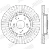 Bremsscheibe Vorderachse JURID 562546JC Bild Bremsscheibe Vorderachse JURID 562546JC