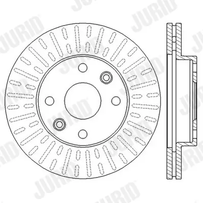 Bremsscheibe JURID 562556JC Bild Bremsscheibe JURID 562556JC