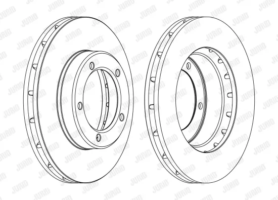 Bremsscheibe Vorderachse JURID 562559JC-1 Bild Bremsscheibe Vorderachse JURID 562559JC-1