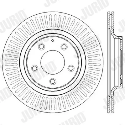 Bremsscheibe JURID 562563JC Bild Bremsscheibe JURID 562563JC