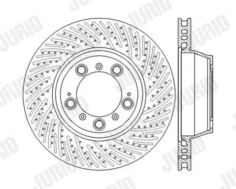 Bremsscheibe JURID 562587JC-1 Bild Bremsscheibe JURID 562587JC-1