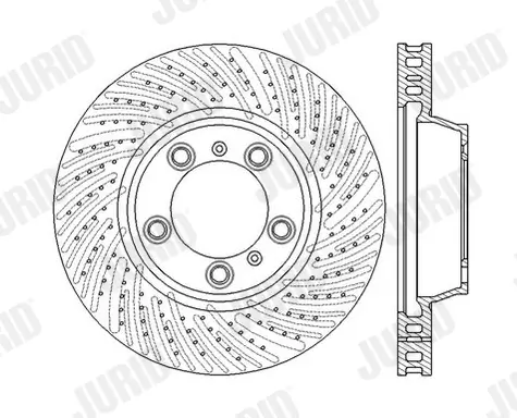Bremsscheibe JURID 562589JC-1 Bild Bremsscheibe JURID 562589JC-1
