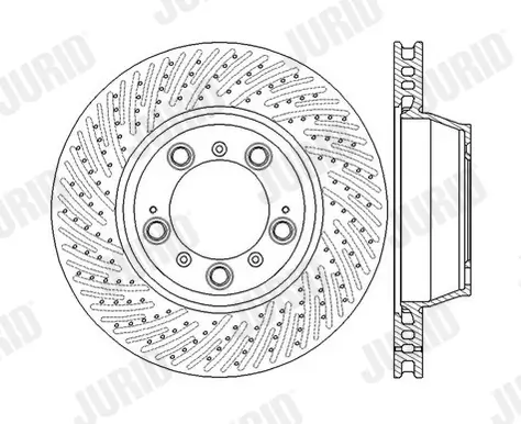Bremsscheibe JURID 562590JC-1 Bild Bremsscheibe JURID 562590JC-1