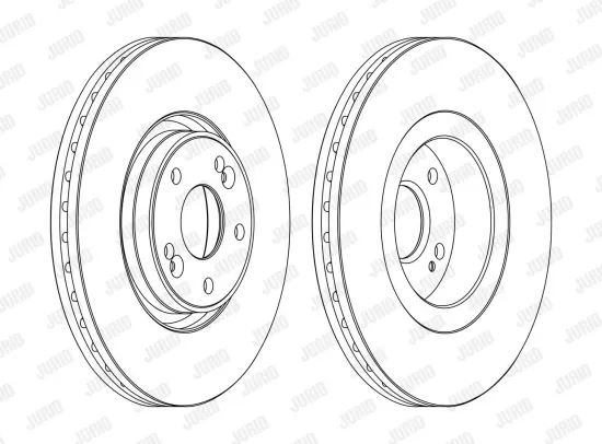 Bremsscheibe Vorderachse JURID 562593JC-1 Bild Bremsscheibe Vorderachse JURID 562593JC-1