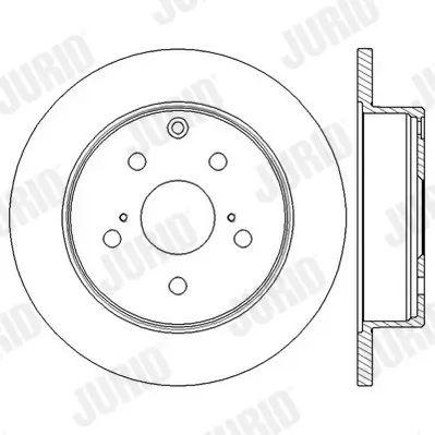 Bremsscheibe Hinterachse JURID 562601JC Bild Bremsscheibe Hinterachse JURID 562601JC