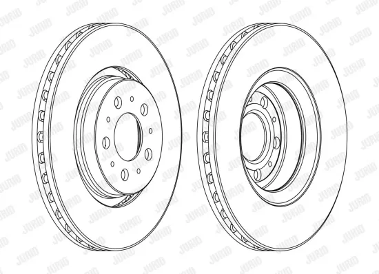 Bremsscheibe Vorderachse JURID 562604JC-1 Bild Bremsscheibe Vorderachse JURID 562604JC-1