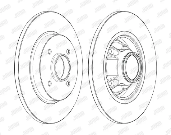 Bremsscheibe JURID 562611J-1 Bild Bremsscheibe JURID 562611J-1