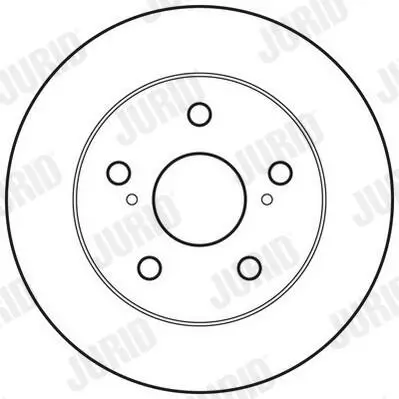 Bremsscheibe Hinterachse JURID 562617JC Bild Bremsscheibe Hinterachse JURID 562617JC
