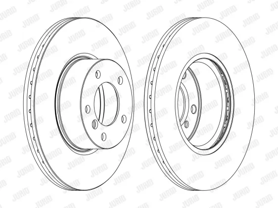 Bremsscheibe Vorderachse JURID 562618JC-1 Bild Bremsscheibe Vorderachse JURID 562618JC-1